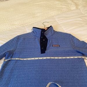 Vineyard Vines Navy and Blue Quilted Shep Shirt